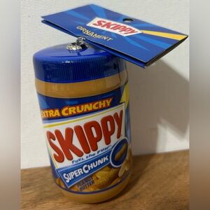 Ruz Christmas Ornaments Skippy Peanut Butter Super Chunk Novelty NWT